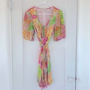 Trina Turk silk print dress